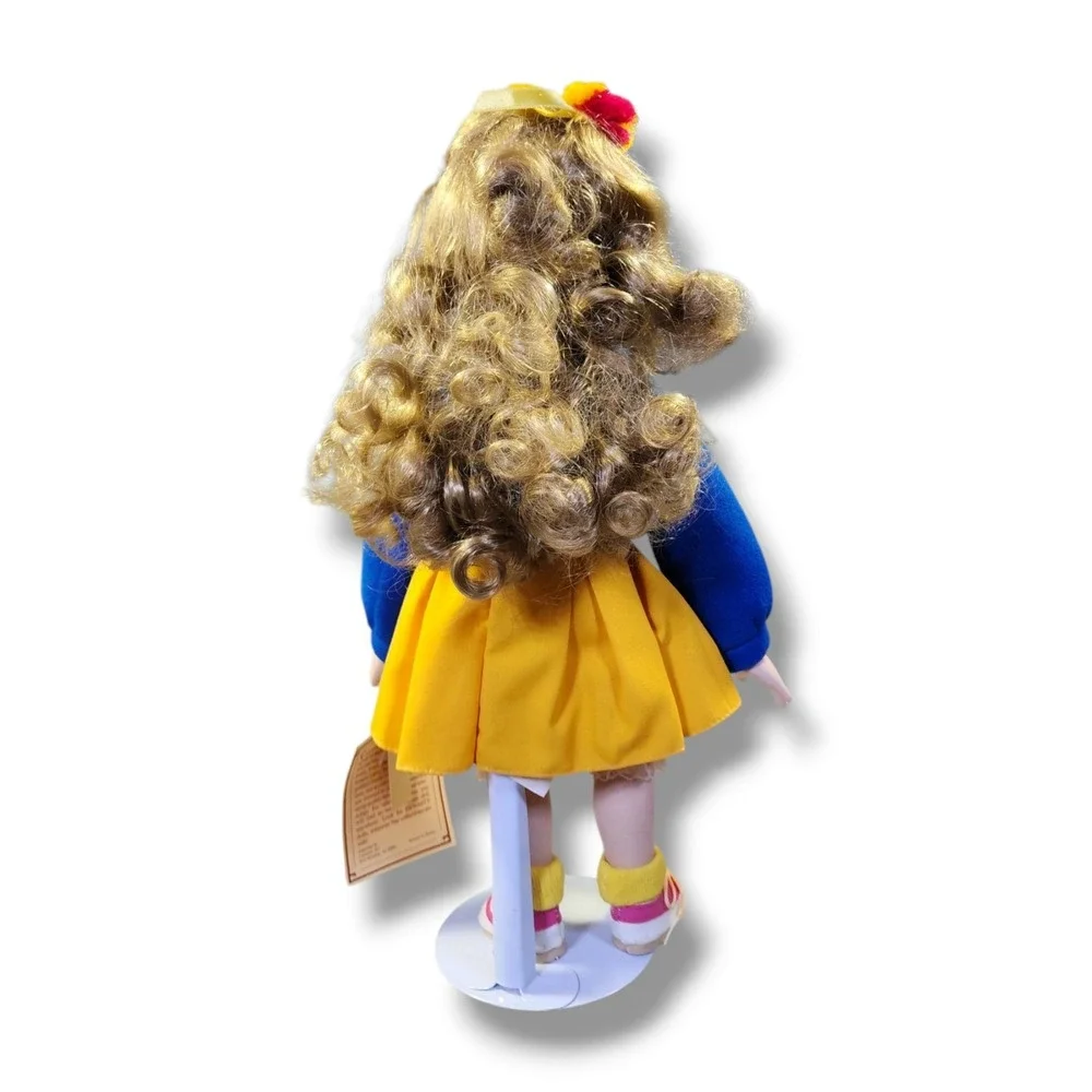 Dynasty Doll Collection Anna Collection Melinda 14in‎ Cheerleader Porcelain Doll